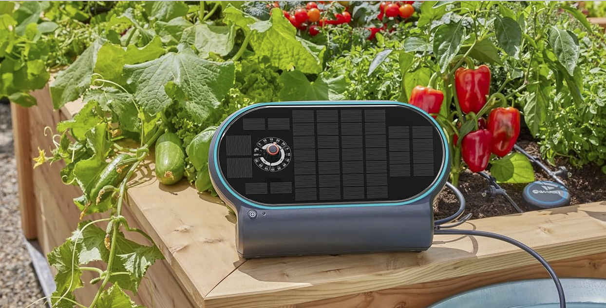 Gardena AquaBloom solarbetriebenes Bewässerungssystem für bis zu 20 Pflanzen