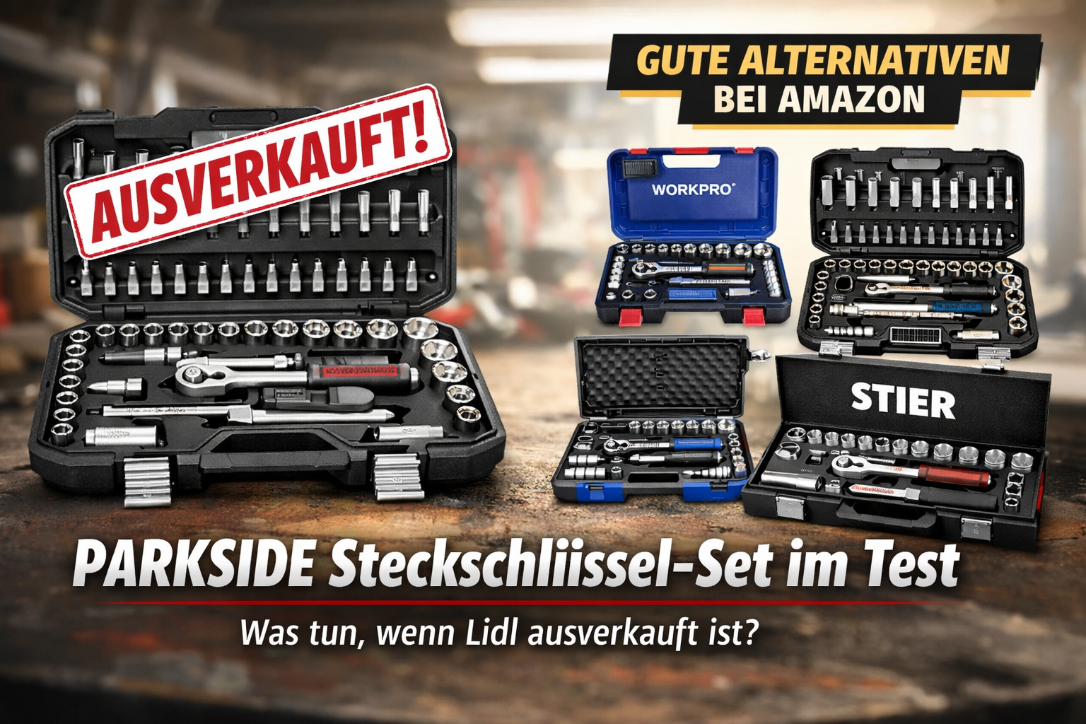 PARKSIDE Steckschlüssel-Set Test & Alternativen – Werkzeugkasten für Heimwerker