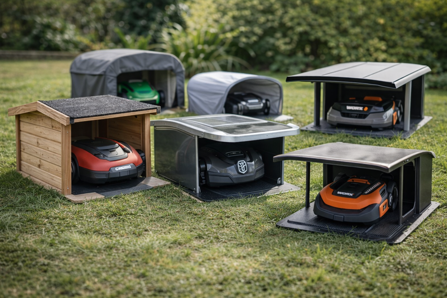 Mähroboter Garage im Test: Welche Überdachung lohnt sich wirklich? (Modelle im Vergleich)