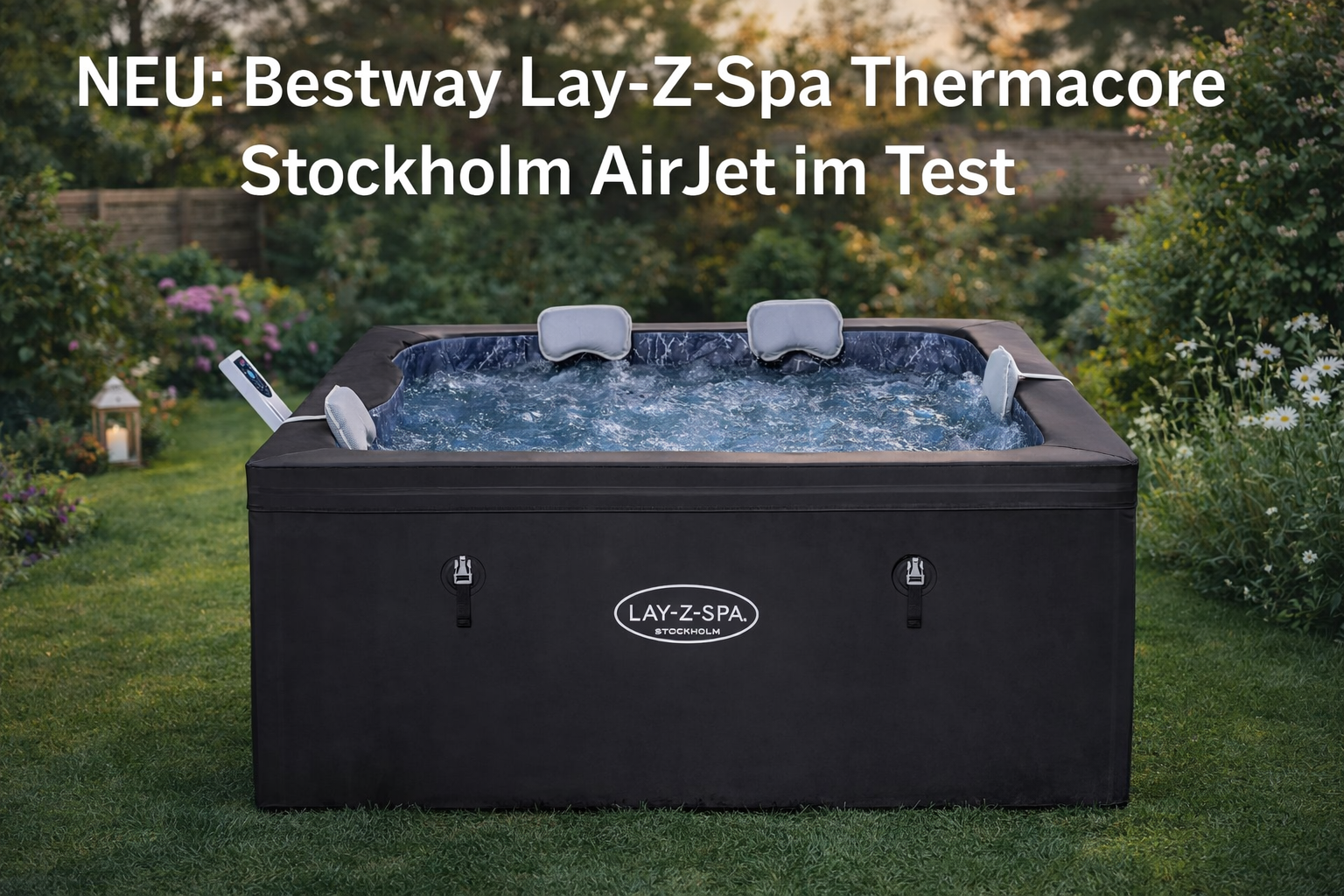 Bestway Lay-Z-Spa Thermacore Stockholm AirJet Test – Energiespar-Whirlpool für 6 Personen
