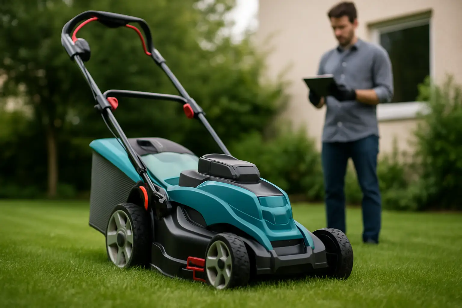 Akku-Rasenmäher: Flächenleistung im Praxis-Test