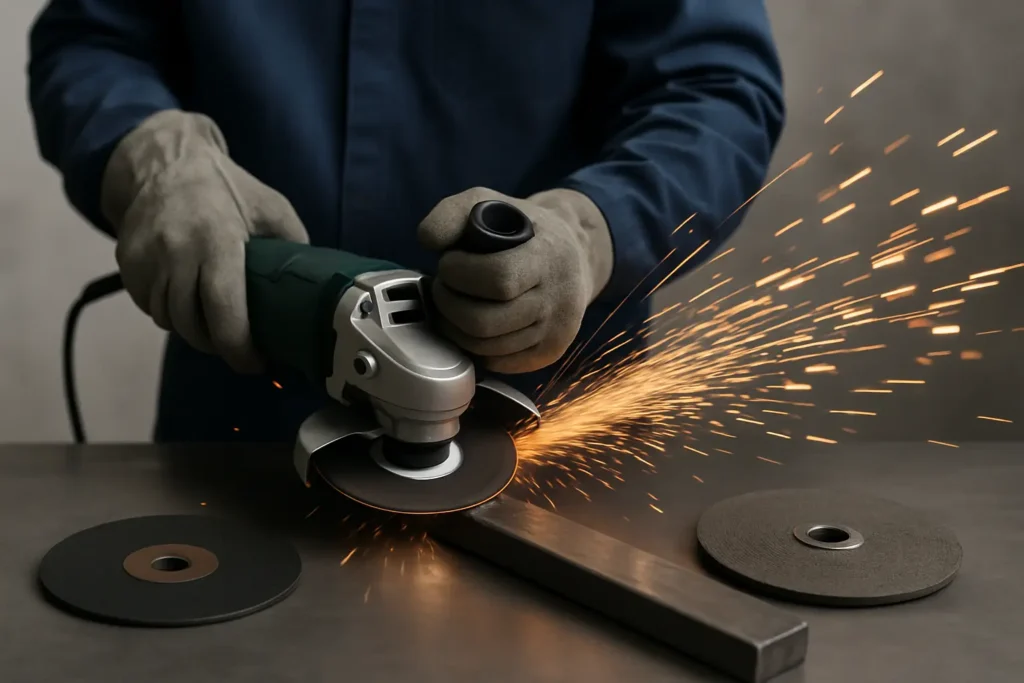 Metall schneiden: Welche Scheibe am Winkelschleifer?