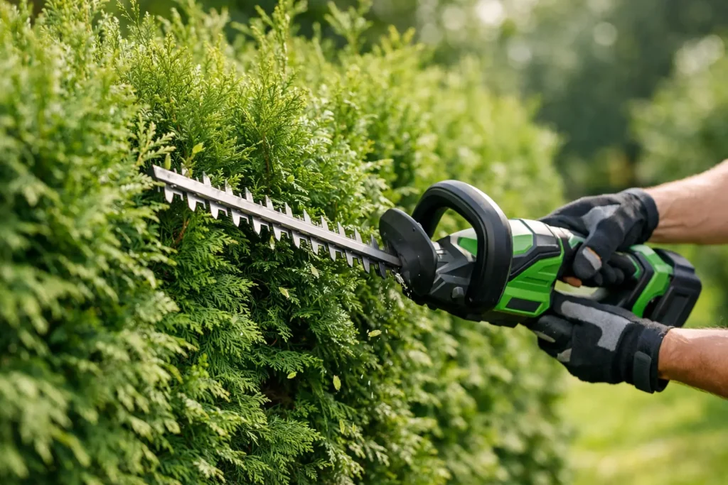 Beste Akku-Heckenschere für Thuja finden