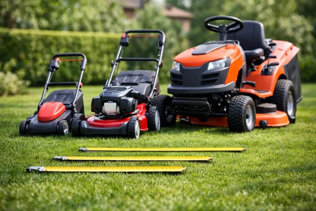 Welche Schnittbreite für Rasenmäher passt?